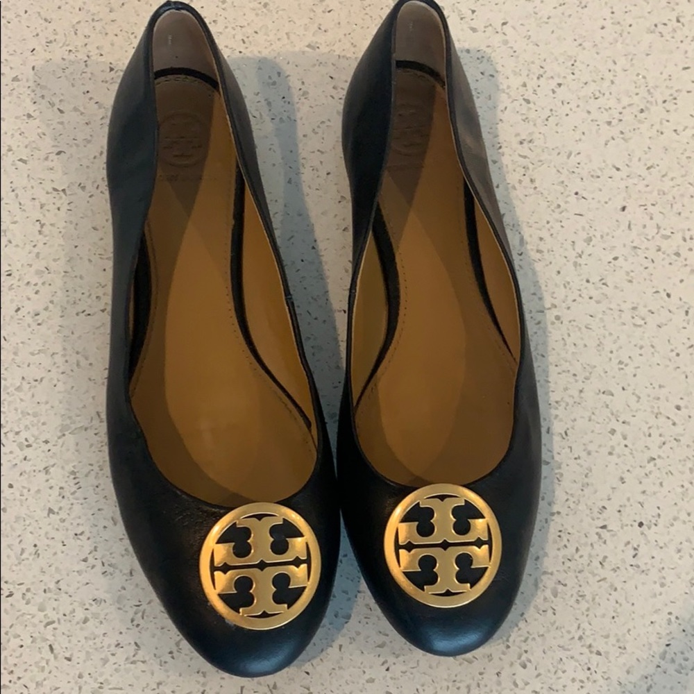 Black Tory Burch flats Size 8.5